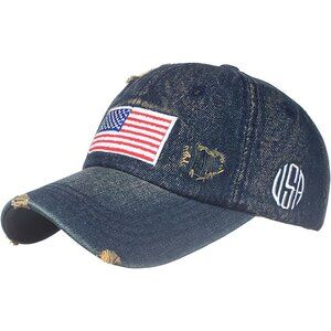 American Flag Baseball Caps Embroidered Caps Dad Hat Adjustable Trucker Hats